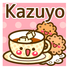 Use the stickers everyday "Kazuyo"