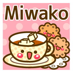 Use the stickers everyday "Miwako"