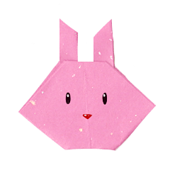 Origami of the rabbit