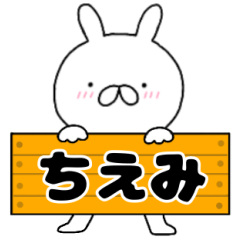 A dedicated name rabbit Tiemi