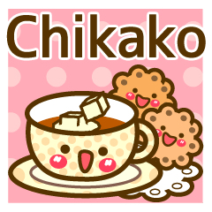 Use the stickers everyday "Chikako"