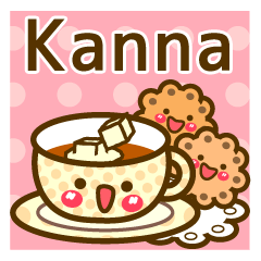 Use the stickers everyday "Kanna"