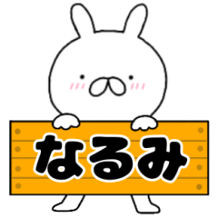 A dedicated name rabbit Narumi