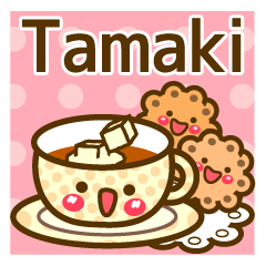 Use the stickers everyday "Tamaki"