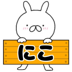 A dedicated name rabbit Niko