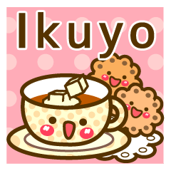 Use the stickers everyday "Ikuyo"
