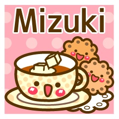 Use the stickers everyday "Mizuki"