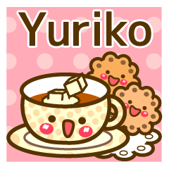 Use the stickers everyday "Yuriko"