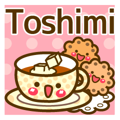 Use the stickers everyday "Toshimi"