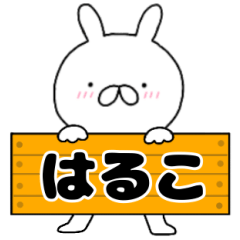 A dedicated name rabbit Haruko