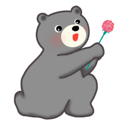 The ash gray bear #2 --Happy Valentine