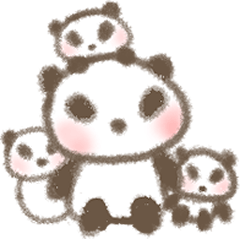 A gentle panda