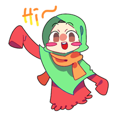 Muslim  Manga  Aya LINE stickers  LINE STORE  Muslim  Manga  Aya LINE stickers  LINE STORE