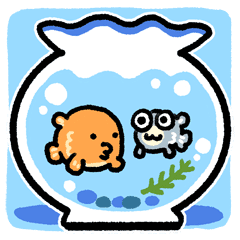 金魚のポンポン Line スタンプ Line Store
