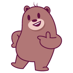 Cute Bear Sticker Set