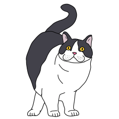British Shorthair Goo-chan's Cat Sticker