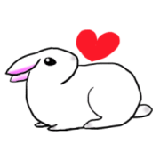 greeting arare of rabbit 2