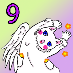 猫の天使9