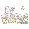 The fluffy bunny sticker 11