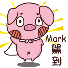 Coco Pig -Name stickers -Mark