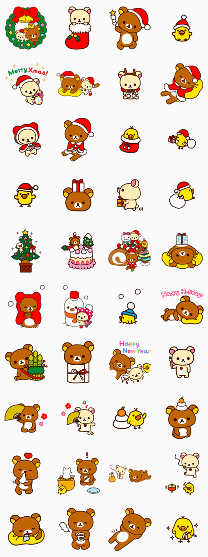 Rilakkuma's Xmas & New Year