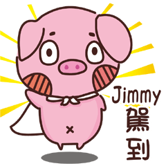 Coco Pig -Name stickers -Jimmy