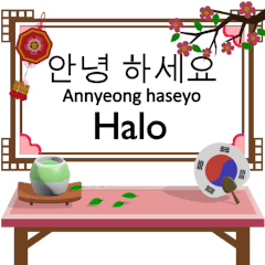 Stiker Bahasa Korea
