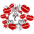Brown & Cony's Big Love Stickers