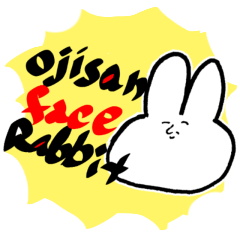 ojisan face rabbit