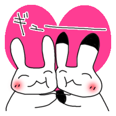 Yotsuba and Senpai,Valentine's stickers