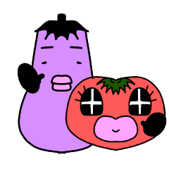 nasu-kun&tomato-chan