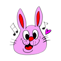 Emotional bunny rabbit