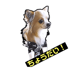 Feeling stamp of the pet dog .