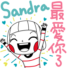 Sandra's sticker