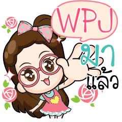 WPJ The glasses cute girl