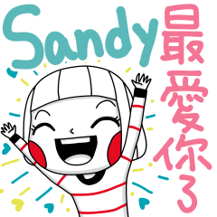 Sandy's sticker