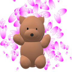 bear MAHARO animated stickers 2