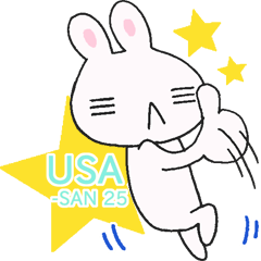"USA-SAN" rabbit No.25
