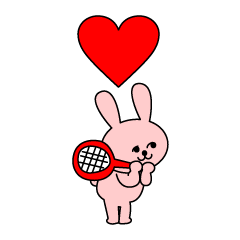 Rabbit to play tennis 2