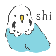 Perakeet "shi-chan" Sticker