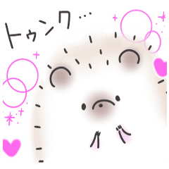 hedgehog love sticker