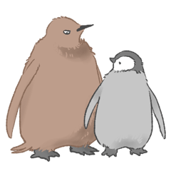 King penguin's baby