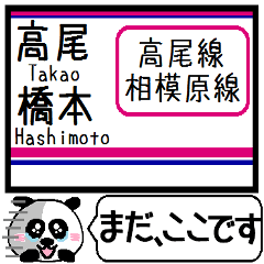 Inform station name of Sagamihara line2