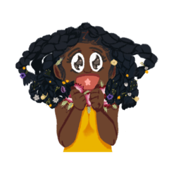 Black Girls In Flowers