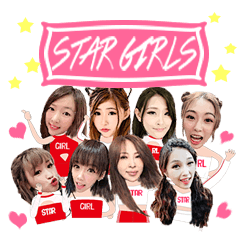 Star girls team shining appear