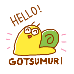 Gotsumuri daily sticker English ver.