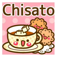 Use the stickers everyday "Chisato"