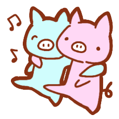boo!!pig Sticker3