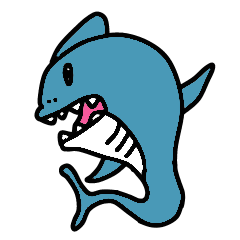 Sticker of Shark