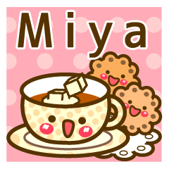 Use the stickers everyday "Miya"